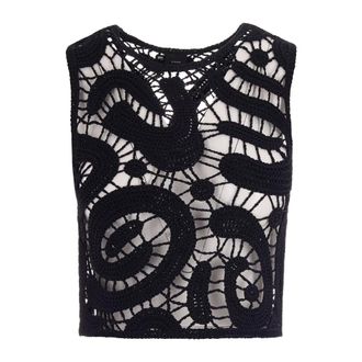 Pinko Sleeveless Tops, female, Black, Size: XS Sleeveless Tops