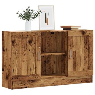 Berkfield Home Sideboard Old Wood 120x30.5x70 cm Engineered Wood in Brown