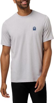 Travis Mathew Top Places Logo T-Shirt in Heather Light Grey at Nordstrom, Size Xx-Large