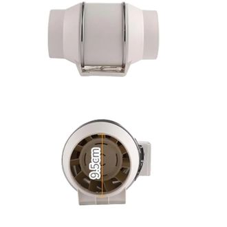 OEM Ventilador De Conducto En L&iacute;nea, Funcionamiento Silencioso, Alta Capacidad De Flujo De Aire, Blanco