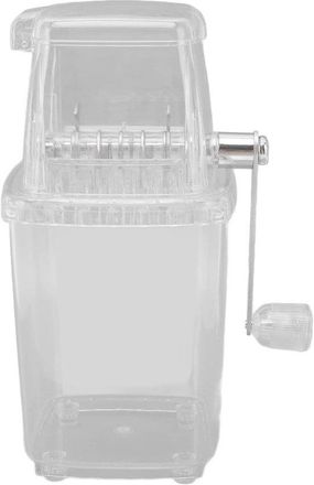 OEM Trituradora De Hielo, Trituradora De Hielo Manual Con Carcasa Transparente Y Cuchillas De Acero Inoxidable, Robusta Y Duradera Triturar Hielo