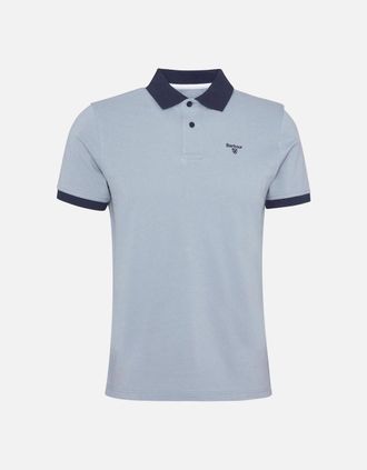 Barbour Mens Barbour Mens Lead Lynmouth Polo Shirt - Blue - Size: 38