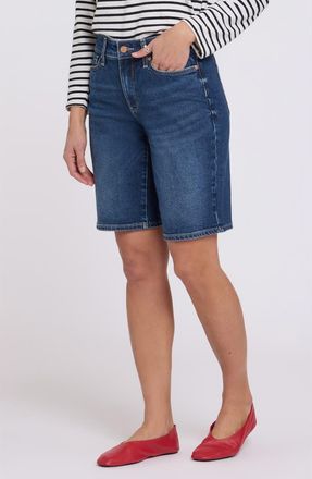 NYDJ Lilly Relaxed Long Denim Shorts in Rio Rapids at Nordstrom, Size 12