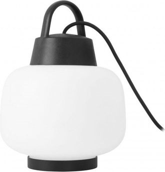 Forlight Forlight - Lamtam - L&aacute;mpara De Sobremesa De Jard&iacute;n E27 Con Asa Para Colgar Ip44 Para Exterior De Color Negro