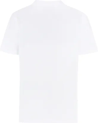 Golden Goose Womens Cotton Crew-Neck T-Shirt White T-Shirts & Jerseys