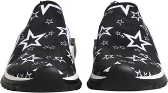 Dolce & Gabbana Black White Sorrento Low Top Sneakers Mens Shoes