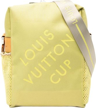Louis Vuitton Pre-owned Womens Damier Geant Lv Cup Weatherly - Yellow Textile - One Size