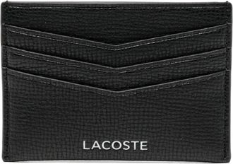 Lacoste Portacarte in pelle - Nero
