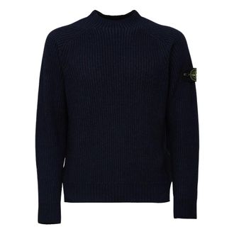 Stone Island Maglieria Girocollo - - Knitwear - Uomo - Blu - S