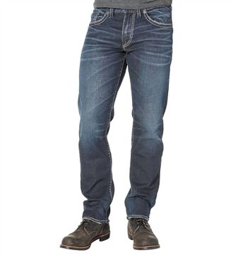 Silver Jeans Co Eddie Jeans In Indigo