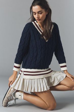 En Saison Knox Twofer Mini Sweater Dress