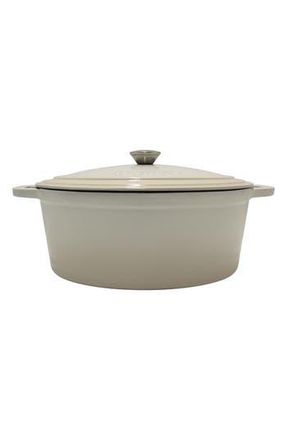 Berghoff International Neo 8-Quart Cast Iron Oval Covered Dutch Oven in Meringue at Nordstrom Rack