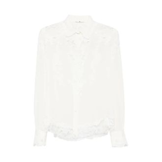 Ermanno Scervino Shirt with Embroidery - female - Ermanno Scervino - Shirts - White - M - Blouses & Shirts