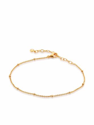 Monica Vinader fine beaded chain bracelet - women - 18kt Gold Vermeil - One Size