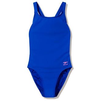 Speedo Female Solid Leaderback Badeanzug f&uuml;r Damen | blau