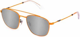 Police SPL996 ORIGINS LITE 2 5AJX Mens Sunglasses Orange Size 55