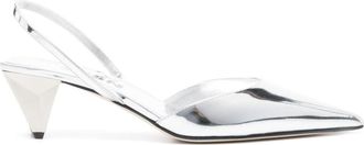 3Juin Mariel Vegas 50mm pumps - women - Calf Leather/Calf Leather/Calf Leather - 39 - Silver