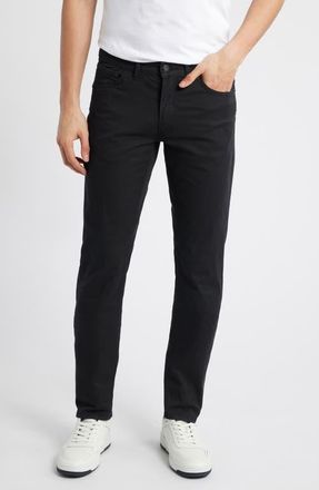 Brax Chuck Modern Fit Marathon Cotton Stretch Twill Pants in Black at Nordstrom, Size 34 X 34