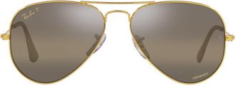 Ray-Ban 58mm Polarized Pilot Sunglasses in Gold 2 at Nordstrom