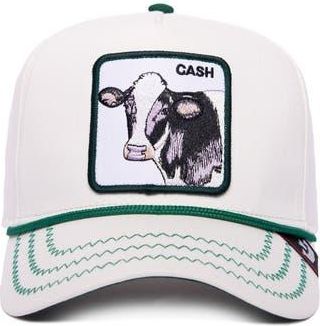 Goorin Brothers Cash Cow Patch Snapback Hat in White at Nordstrom Rack