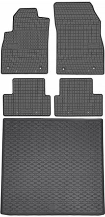 OEM Juego De Alfombrillas De Goma Para Coche Y Maletero Para Opel Astra Iv J Kombi (2010-2016)