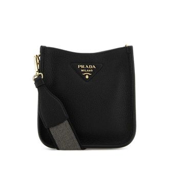 Prada Black Leather Crossbody Bag