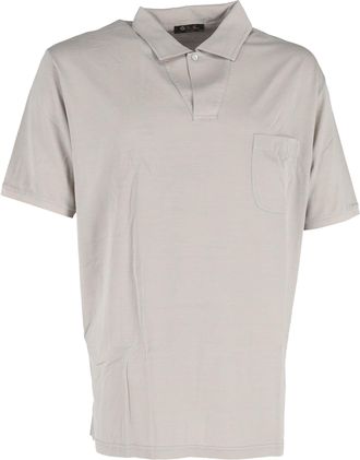 Loro Piana Pre-owned Mens Polo Shirt in Grey Cotton - Size 3XL