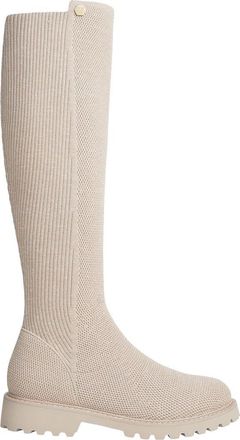Vivaia Round-Toe Stretchy Wool Knee-High Boots in Warm Taupe at Nordstrom, Size 8.5