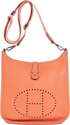 Herm&egrave;s Pink Epsom Leather Evelyne Iii Pm (Authentic Pre-Loved)
