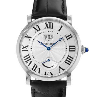 Cartier Pre-owned Cartier Rotonde Hand Wind Silver Dial Mens Watch W1556369