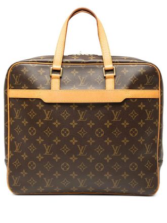 Louis Vuitton 2005 Monogram Porte Documents Pegase business bag - unisex - Fabric/Leather - One Size - Brown
