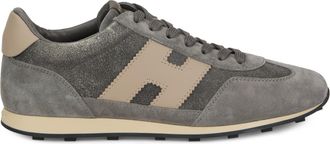 Hogan Mens Trainers Grey Polyamide Sneaker