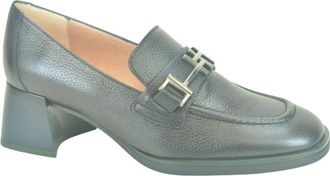 Hispanitas Metalic Moccassin 4cm - Dames - Pumps - Blauw - 36 EU - Schoenen