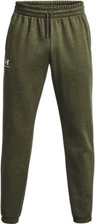 Under Armour Mens Essential Fleece Joggers - White/Marine Od Green Size 3XL