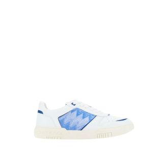 Missoni Sneakers, male, White, 8 UK, New Low Trainers White/Blue