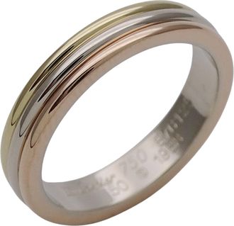 Cartier Trinity Pink White Yellow Band Ring (Pre-Owned)