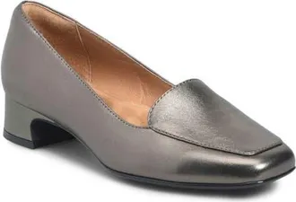 S&ouml;fft Lavender Loafer Pump in Dark Pewter at Nordstrom, Size 9.5