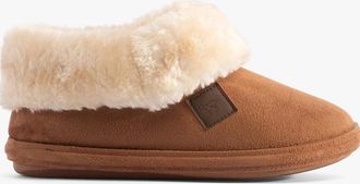 Jojoe Womens Jo & Joe CHILTERN Womens Slippers Cognac - Brown - Size: 7