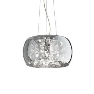 Netlighting Audi 5 Light Round Ceiling Pendant Smokey G9 in Grey
