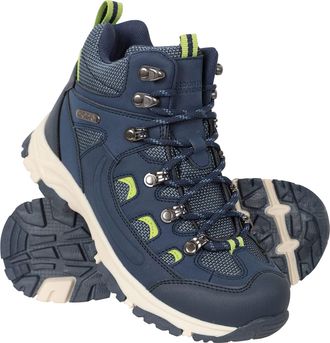 Mountain Warehouse Adventurer Kids Waterproof Boots - IsoDry Footwear with Synthetic Upper, Heel & toe bumpers - For Spring Summer, Hiking, Trekking, Outdoors & Walking 