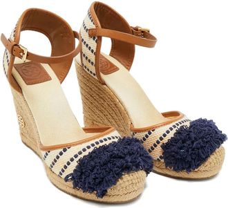 Tory Burch Espadrilles con zeppa - Toni neutri