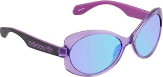 adidas Originals Violet Gradient/Mirror Butterfly Ladies Sunglasses OR0020 78Z 56