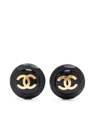 Chanel 1984/1990 CC clip-on earrings - Gold