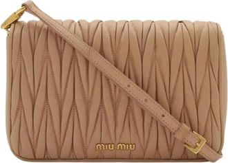 Miu Miu Pre-owned Matelasse Pochette - - Pre-owned - Donna - Beige - ONE SIZE