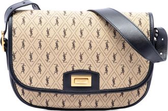 Saint Laurent Pre-owned Saint Laurent Medium Canvas Monogram All Over Crossbody Ladies MK8QV1ZJXXR783M5
