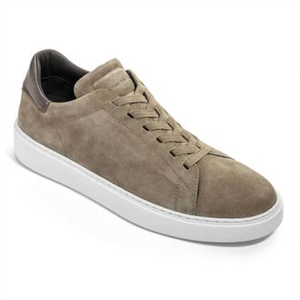 To Boot New York Mens James Suede Stretch Lace Luxury Low-Top Sneakers In Taupe