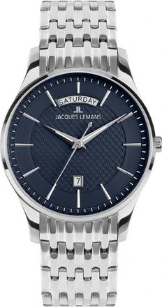 Jacques Lemans 1-2193H Mens London Watch - Silver - One Size
