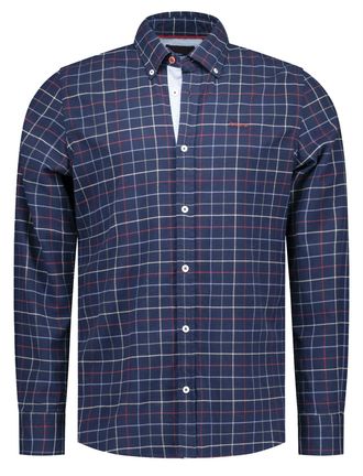 N-Z-A- NEW ZEALAND AUCKLAND casual overhemd New Zealand donkerblauw Bruce