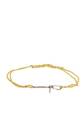 Dsquared2 Yellow Solid Rope Belt