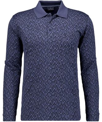 Ragman Poloshirt RAGMAN, Herren, Gr. XXL, blau (marineblau), Baumwollmischung, regular fit, ohne Ausschnitt, Shirts Poloshirt